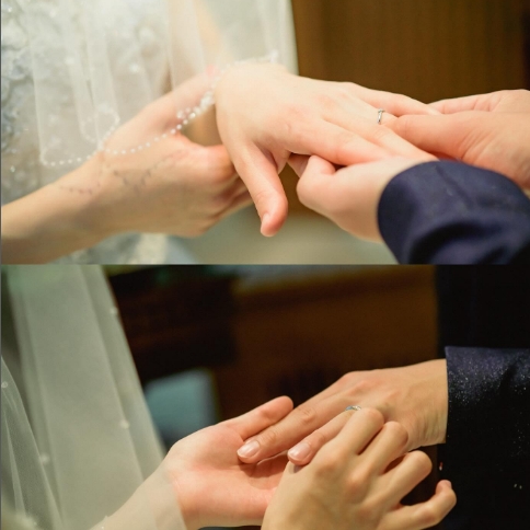 指輪交換💍