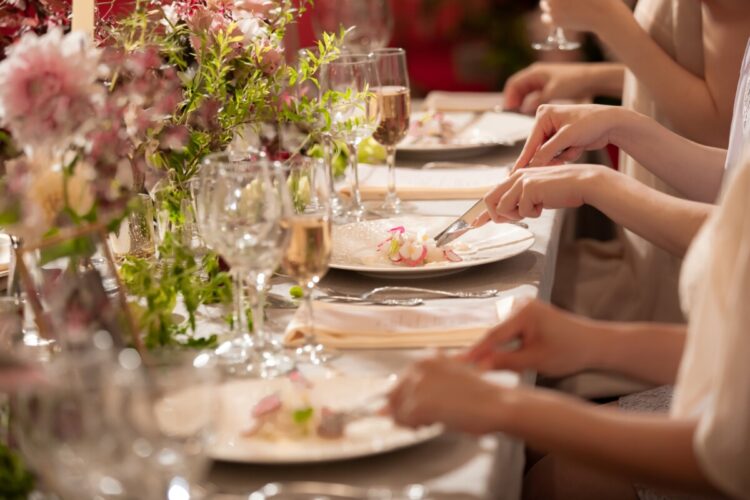 結婚式披露宴のテーブルコーディネート