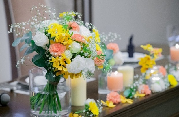 結婚式の会場装花