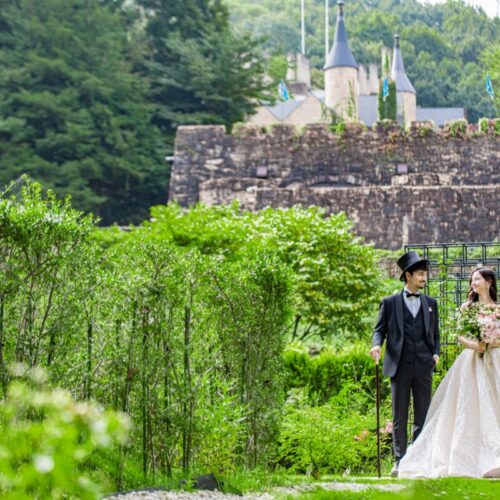 お城と庭園をめぐる♪贅沢ロケーションフォト【Memorial Plan】