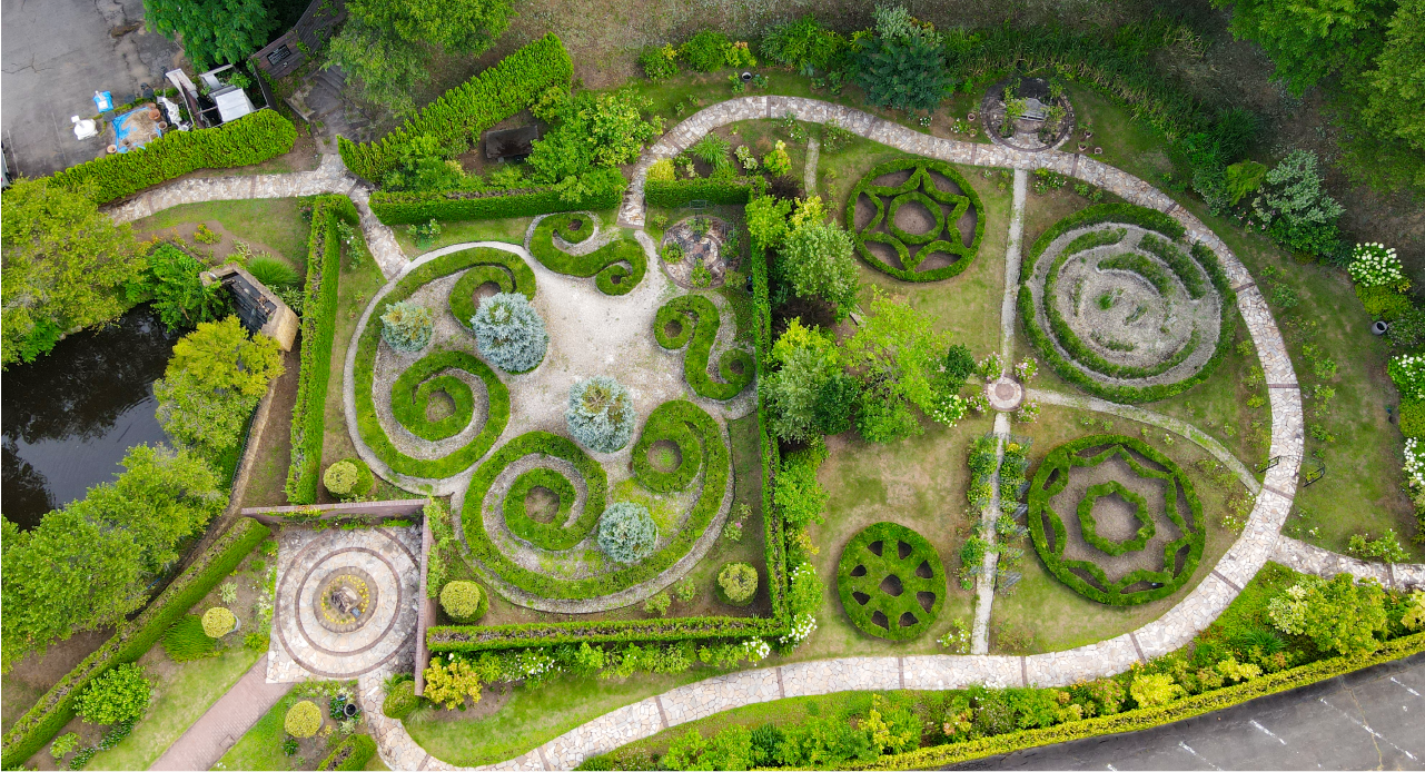 英国庭園ウィリアムズガーデン全景